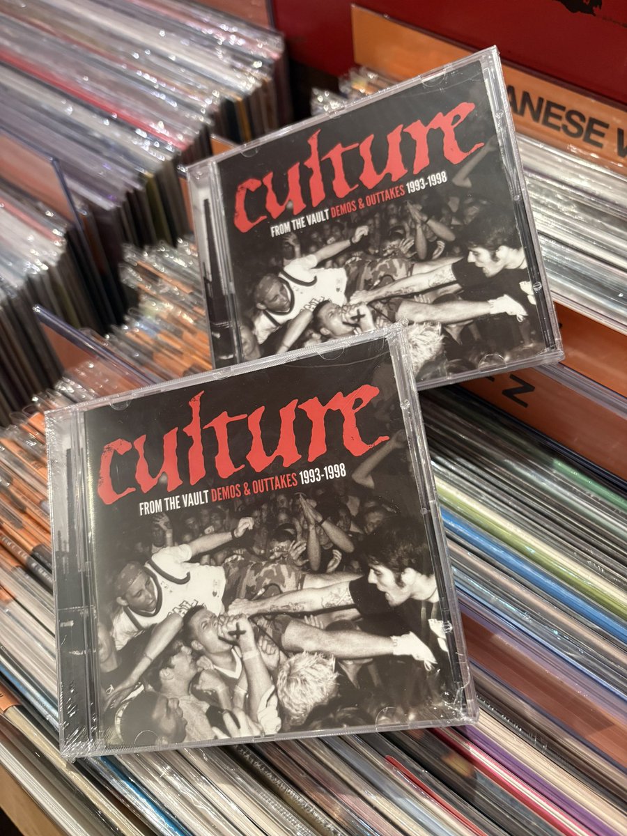 RETRIBUTION178's tweet photo. フロリダ出身VEGAN SxEバンドCULTUREが初期の音源を集めた極上のレアトラックス集が入荷💿彼らの初期のDEMOの音源、そしてリリースされずに終わっていたEPの曲を今回放出しています！MORNING AGAINと共にサウスフロリダを語るには欠かせないバンド🔻 https://t.co/0WujluIeAB https://t.co/nKjYRIu8gH