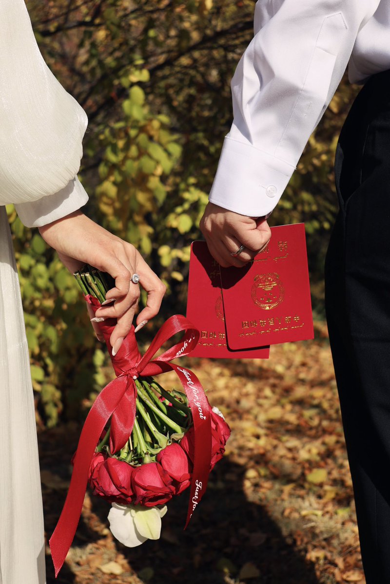 96Stats's tweet photo. Legally married! We will be having a traditional Uyghur wedding ceremony in Xinjiang soon😁 https://t.co/nzVQQiWRae