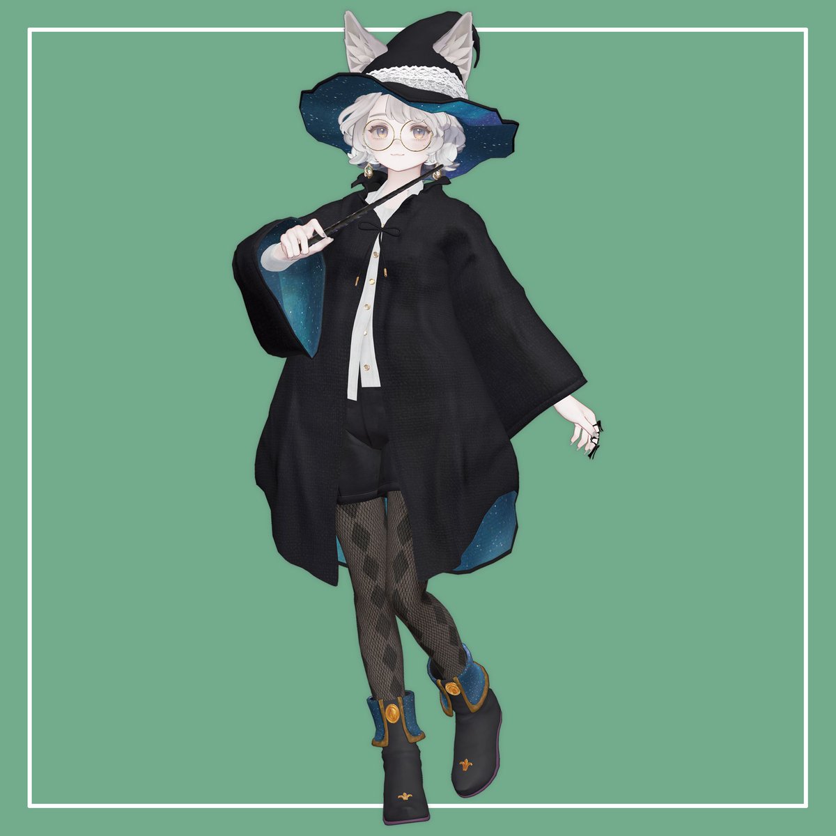 elesato_VR's tweet photo. 【VRChat】Marycia専用 Witch Costume（MA対応）
https://t.co/ozVu8VtzhW

販売開始しました🧙‍♀️ https://t.co/N06WstAUvX