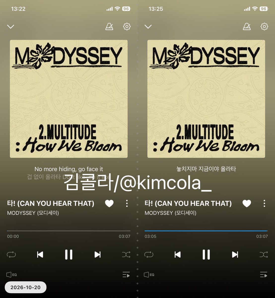 kimcola_'s tweet photo. @MODYSSEYWORLD #MODYSSEY #모디세이 #Multitude #HowWeBloom #타 #CANYOUHEARTHAT #MODYSSEY_타_음원 https://t.co/lMmJK5Jztm