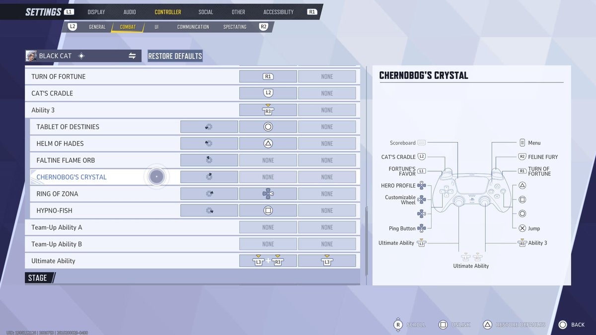 ctrlaltren's tweet photo. @strategistdiff im def biased but i feel like my binds are the best for playing her on console, but ofc u have to tweak them to ur preferences. if u have any questions or need help lmk! https://t.co/5dyi5Qyqoc
