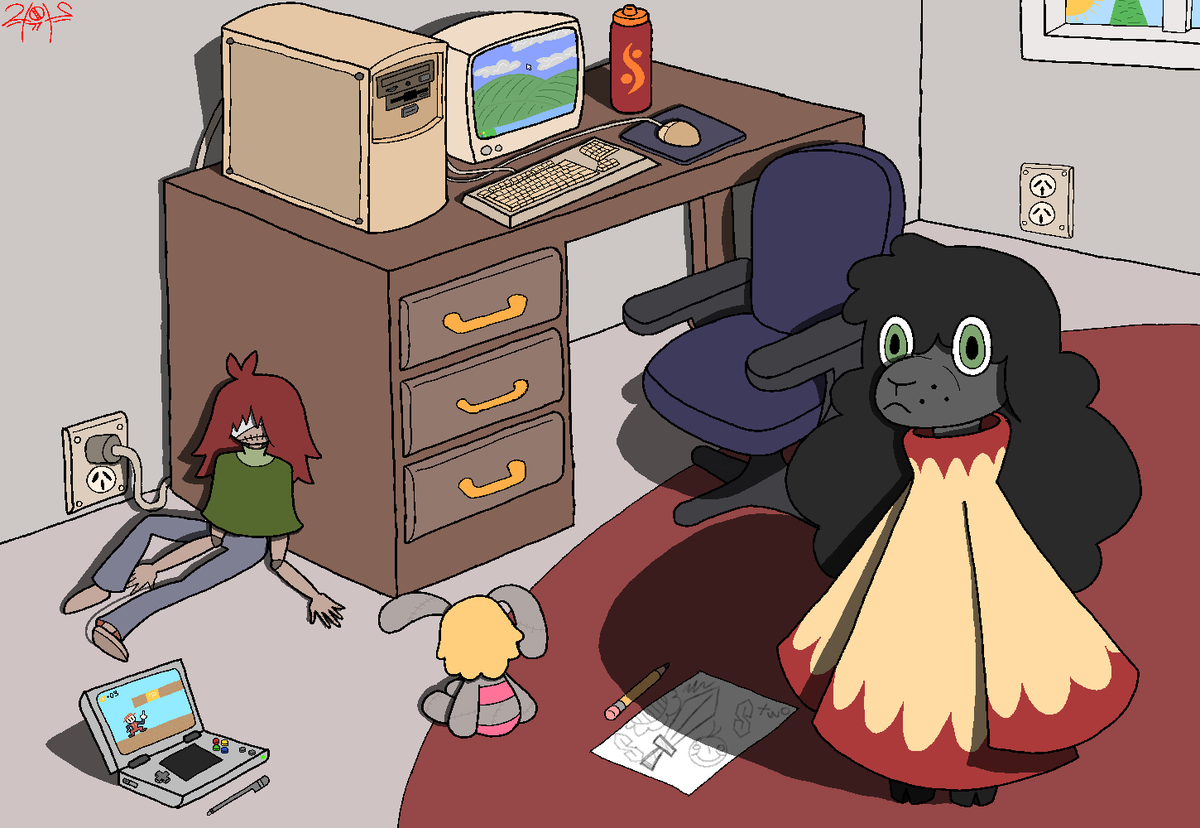 Lamby303's tweet photo. anyway, here's some old art that kinda sucks despite the effort put into it https://t.co/bOgr6WZg7C