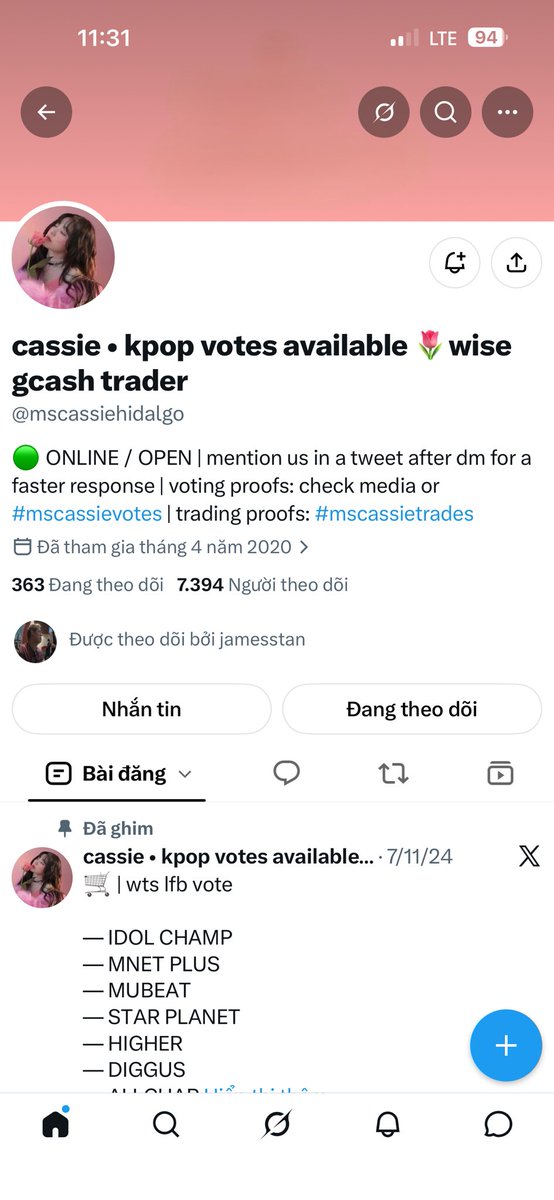 0704Anh's tweet photo. @mscassiehidalgo I vote for #CORTIS on #2026MAMAVOTE https://t.co/SbrkqZrHmr