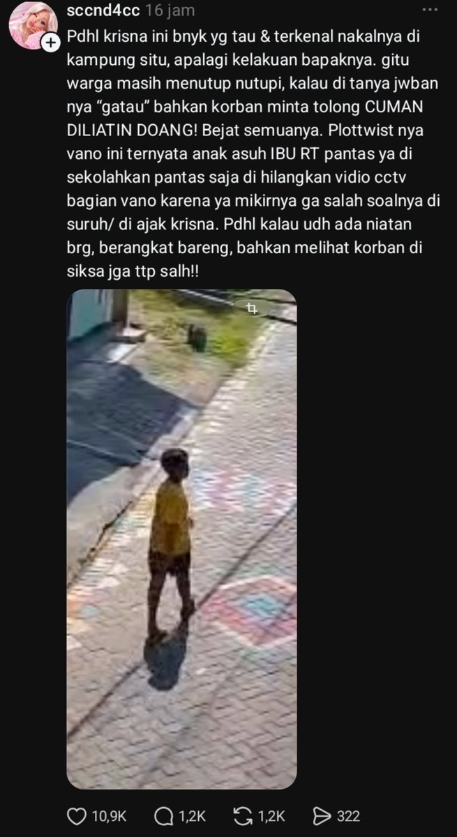 xyshulu's tweet photo. Liat wawancara ayah alharhum korban pembulian, saat minta liat cctv katanya agak dipersulit. Oh sebabnya ini. Pokoknya gak bisa klo cuma dibina 6 bln, atau dipulangkan ke keluarga. Apalagi banyak track record memang nakal di kmpgnya. Gak adil juga buat keluarga almarhum. Mudah2an dikasi sanksi agar ada efek jera!!