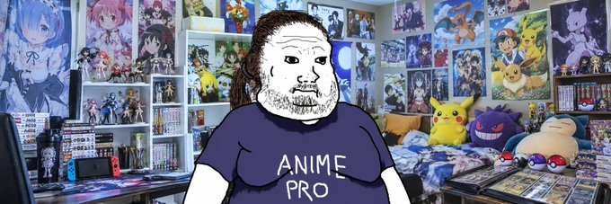Taannenbaum's tweet photo. The Weeb represents the diehard anime and Pokémon fan.

Pokémon is one of the biggest parts of weeb culture, with millions growing up watching the anime, collecting cards, and playing the games.

link: https://t.co/TeuZLmdy4j https://t.co/h4W0KWfUuq