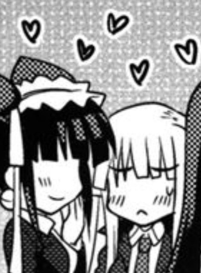 kirigiripilled's tweet photo. comment for a character to ship 👀 i got kyoko….. fork found in kitchen https://t.co/a1HrmD37Mr