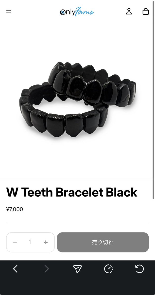 yu__suke96's tweet photo. このfamilysonly w teeth ブレスレット譲ってくれる人いませんか？12000円で買います https://t.co/e4hzzRAFKK