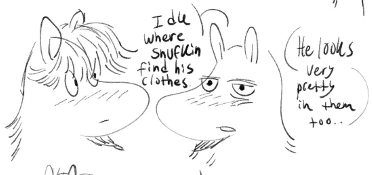 RANDYXY10's tweet photo. Drawing moomins in cute clothes is cool
#moomins #fanart https://t.co/NlqNPCQCEz