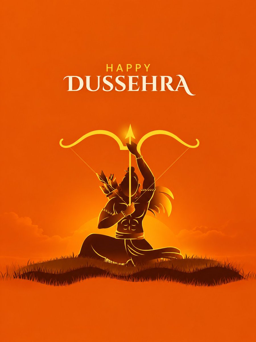 wpoets's tweet photo. May this Dussehra bring happiness, prosperity, and positivity to everyone.

Happy Dussehra! 🏹🧡

#HappyDussehra #Dussehra https://t.co/xyV5RY51VQ