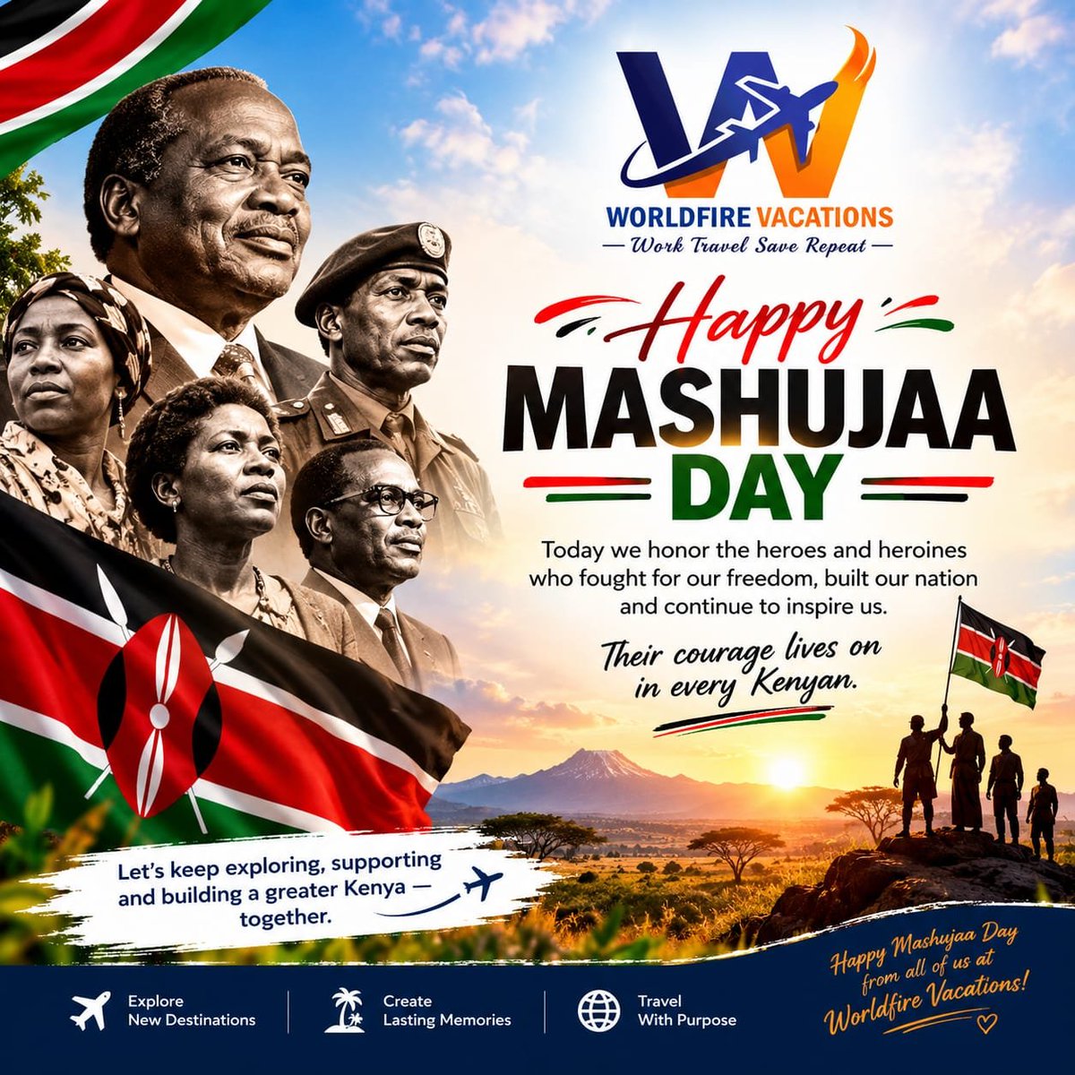 Worldfirev's tweet photo. Happy mashujaa day from Worldfire vacations 

Call or Whatsapp:0748613892

Email : info@worldfirevacations.com

www.worldfirevacations.con

#worldfirevacations 
#bookwithworldfirevacations 
#mashujaaday https://t.co/OPnEM2grDq