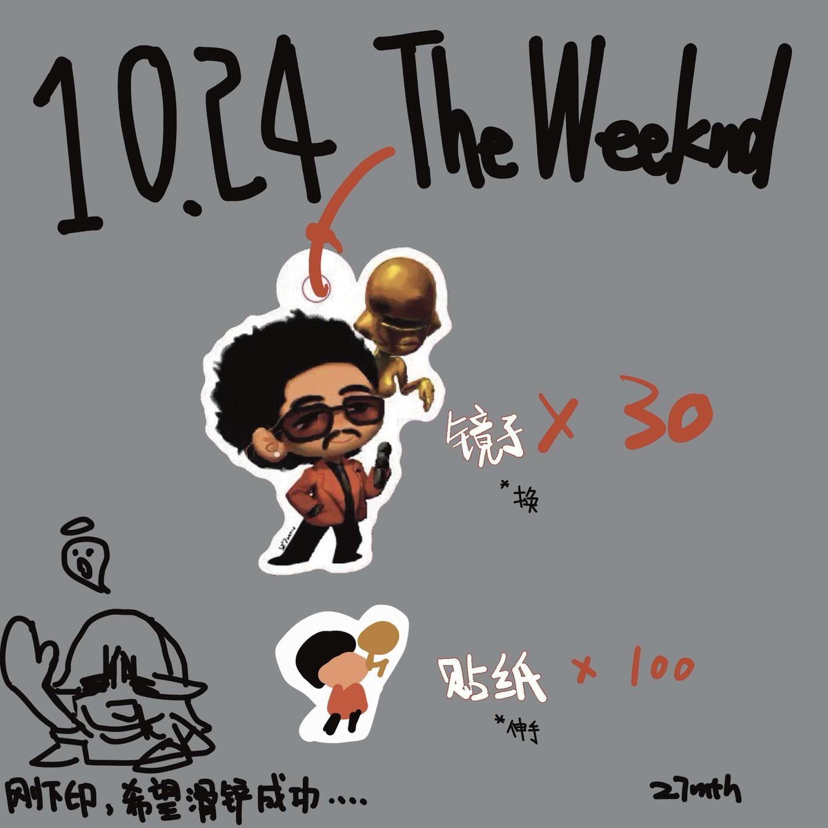 27month's tweet photo. 1024香港场物料list ，座位在528
#theweeknd #theweekndhk https://t.co/zBePV25HfS