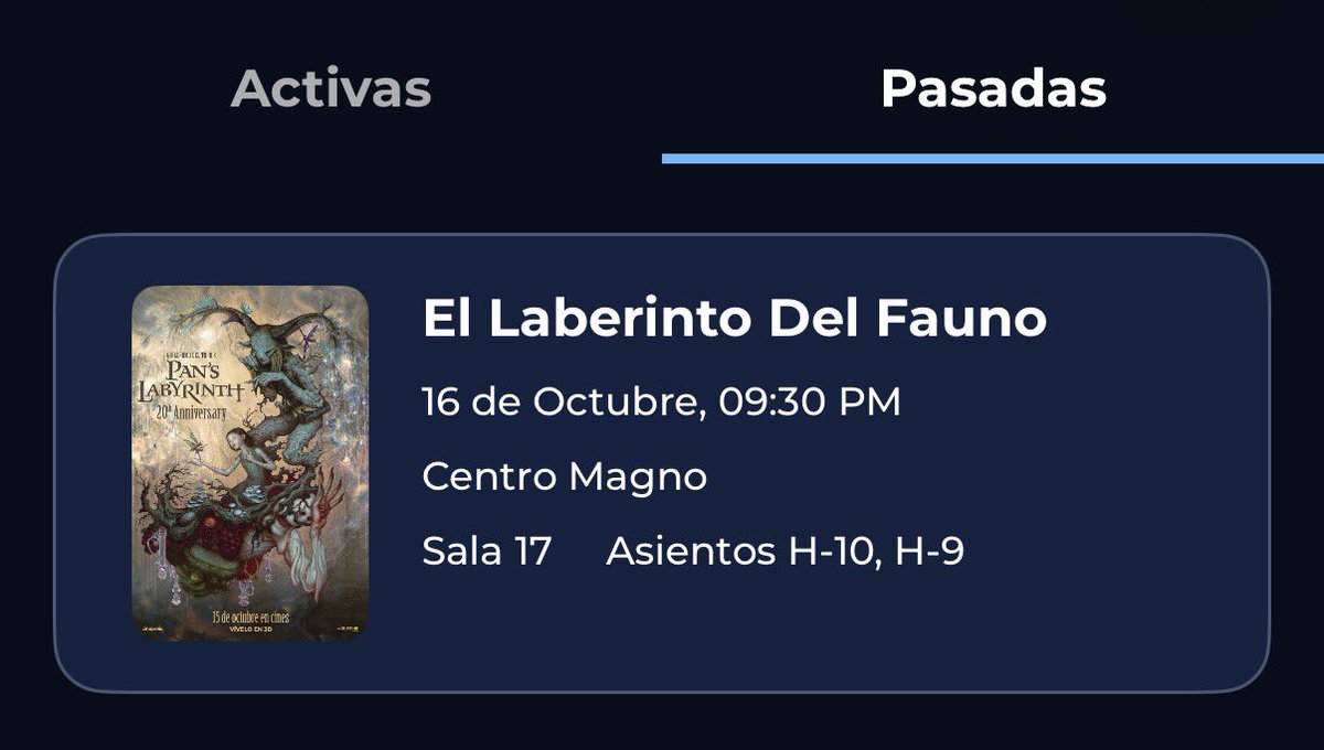 JuanTimothy's tweet photo. @RealGDT @Cinepolis Aquí está la prueba de que si fui https://t.co/eC2JsQumHs