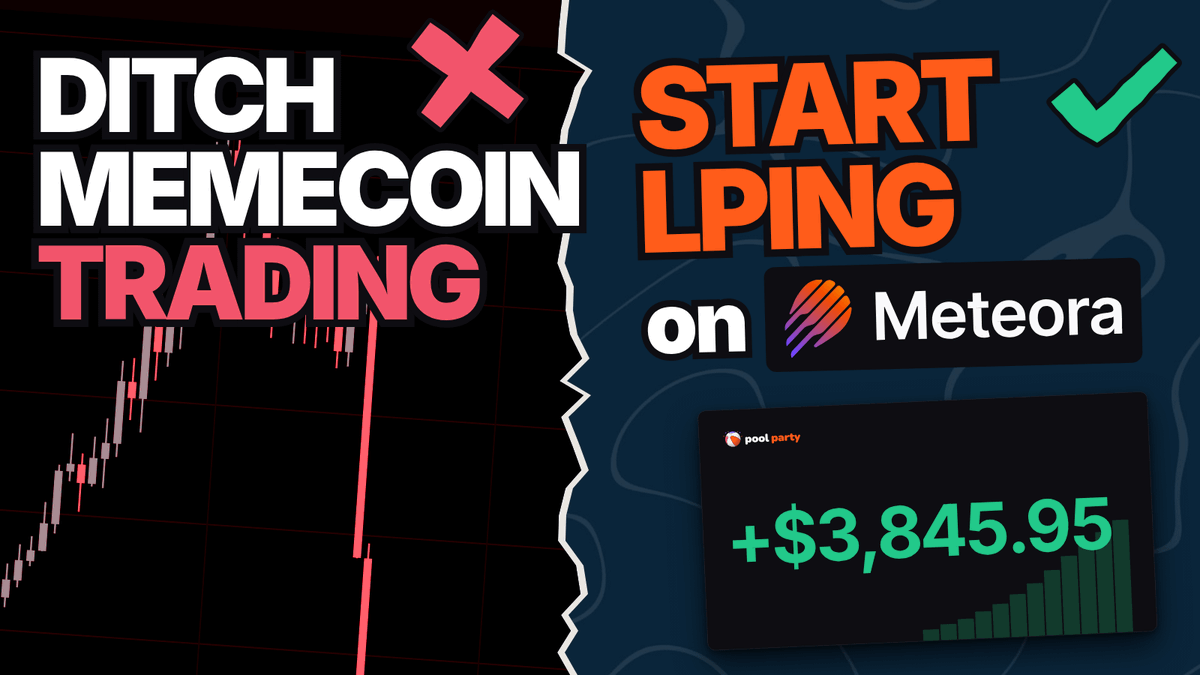 jayowtrades's tweet photo. If you want to be profitable, ditch memecoin trading and start LPing.

Here's what 30 days of @MeteoraAG LP data says. https://t.co/BRWYkdKBbg