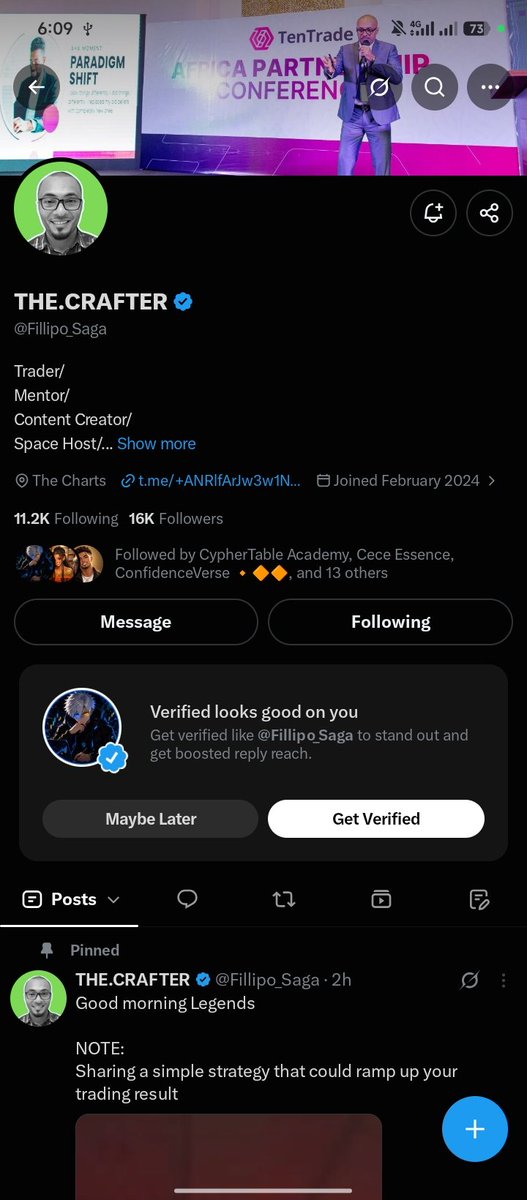 0xCypherData's tweet photo. @Isabelloisa1 @InvestingChalle @QueenTea__ @Fillipo_Saga @YareemaFx @HabibAhmard @SpeedouForex @katsinawafx @Jasper_billionz @mozartofcrypt0 @josh_blizz0 

All task done thanks for the opportunity https://t.co/WovH7JqVGB