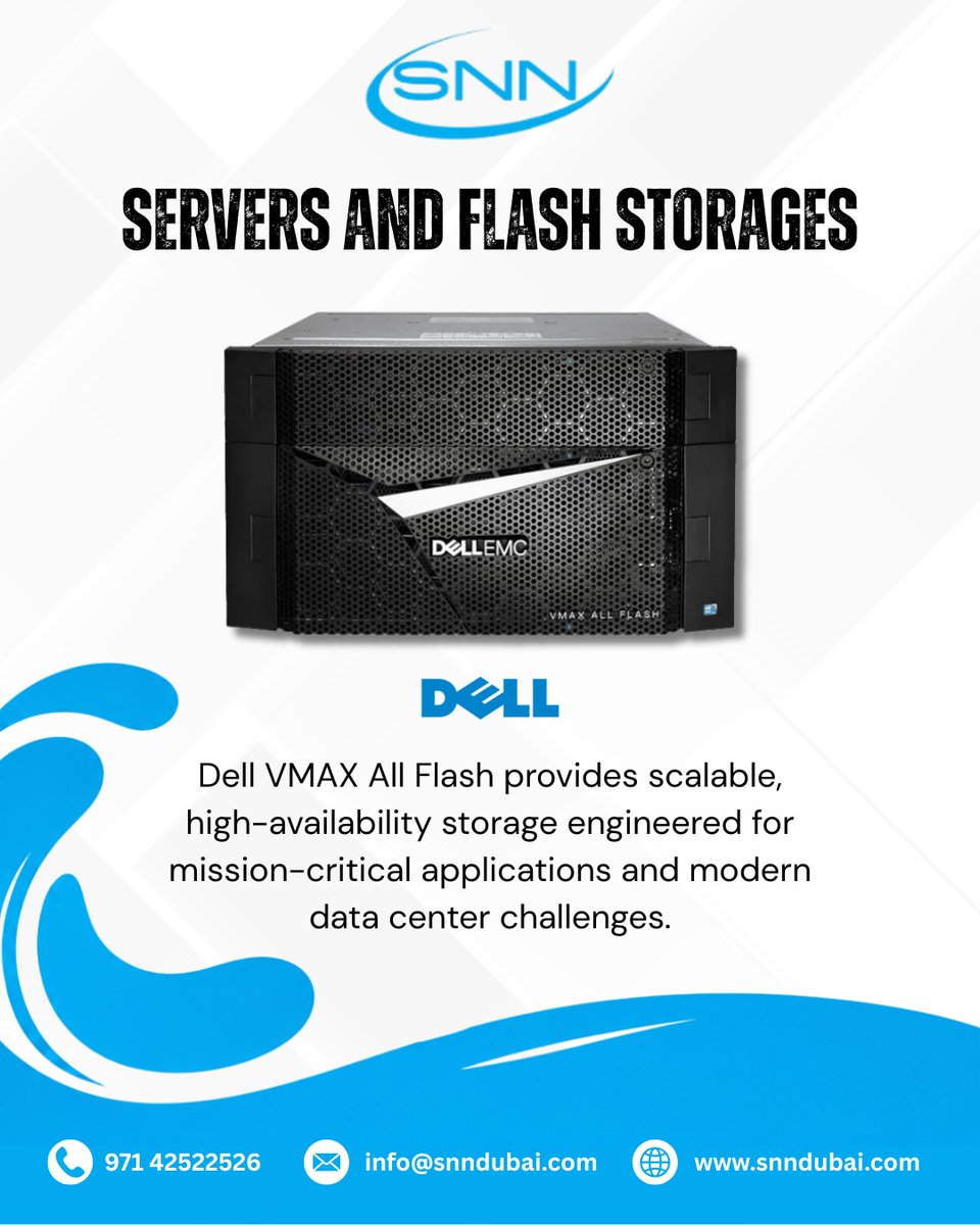 daintycookie647's tweet photo. Overcome modern data center challenges with Dell VMAX All Flash! 🚀 Scalable, high-availability storage engineered for mission-critical workloads.
Reach out to SNN: 📞 +971 42522526🌐 https://t.co/Jl4RG2aWWu
#DellVMAX #AllFlash #DataCenter #ITSolutions #SNN https://t.co/HSJ2JJwVEj