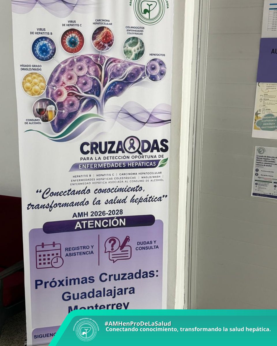 amhmx's tweet photo. La Cruzada de Detección de Enfermedades Hepáticas es resultado del trabajo conjunto de profesionales de la salud, organizadores, colaboradores e instituciones que comparten un mismo propósito: acercar la prevención y la detección oportuna a nuestra población.

#AMH #CruzadasAMH https://t.co/LOYUaFdJUM