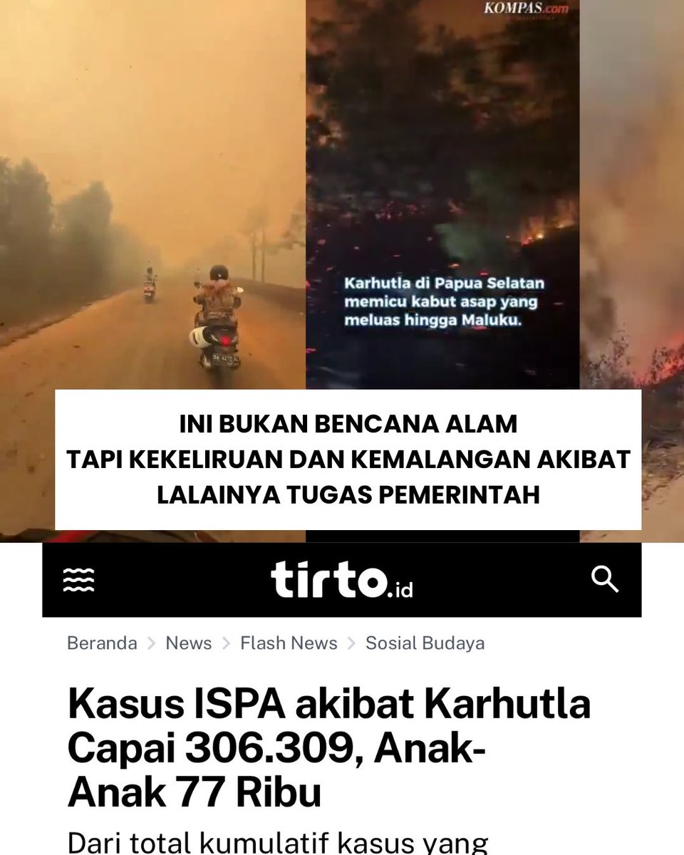 BtsarmyPeduli's tweet photo. Hutan tak boleh terus dibakar, rakyat tak boleh terus menghirup racun! Saat hutan dilalap api dan warga terancam ISPA, jangan biarkan mereka berjuang sendirian. 💜

https://t.co/OSsOgaQwxY

#Karhutla #BTS #BTSArmy #IndonesiaButuhOksigen https://t.co/yKrb5pgorJ