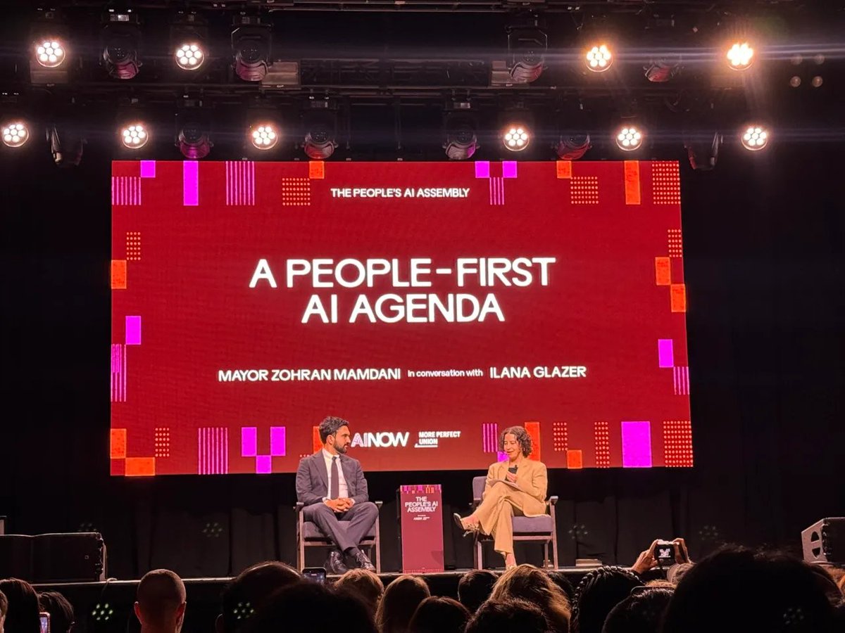 CoderArmy's tweet photo. AI’s future shouldn’t be shaped by tech companies alone. 
NYC Mayor Zohran Mamdani is calling for public accountability and stronger AI oversight. https://t.co/rVKiNMxG0X