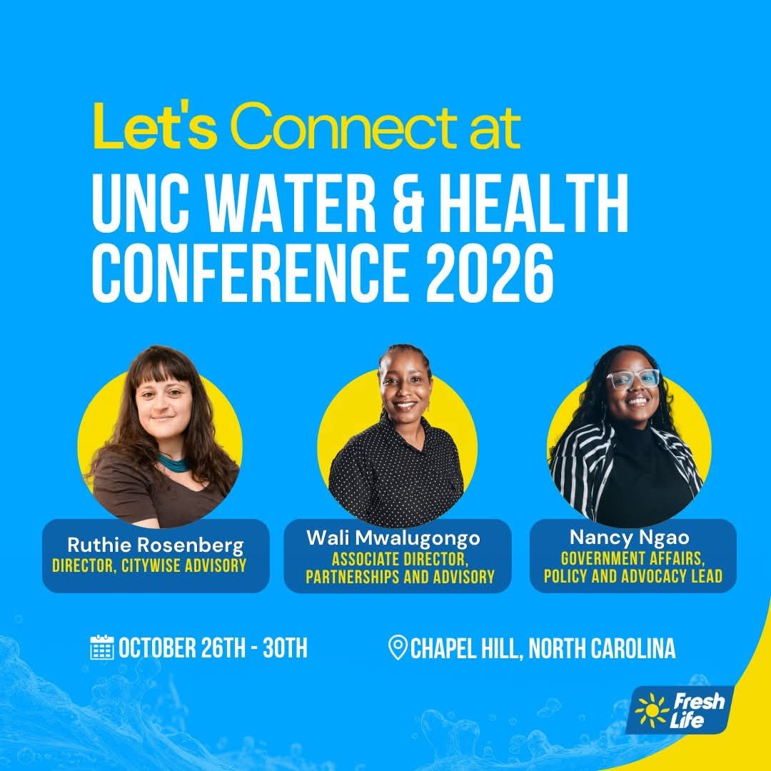 fl_org's tweet photo. Fresh Life is heading to the 2026 UNC Water and Health Conference, happening in Chapel Hill, North Carolina, from 26th to 30th October. https://t.co/tAk0Grh6sK