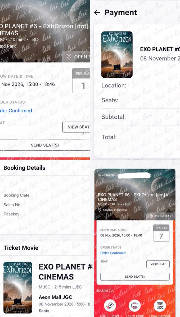 luirevka's tweet photo. yang mau jasa war kita masih open yaa jaswar tiket EXO PLANET #6 – EXhOrizon [dot] in CINEMAS

Fee 45k (After secured ya)

kemarin berhasil secured 6 tiket

tag. jasa war wtb wts exo cgv indonesia #EXOPLANET_EXhOrizon_dot_in_CINEMAS https://t.co/jAQG3urXDL