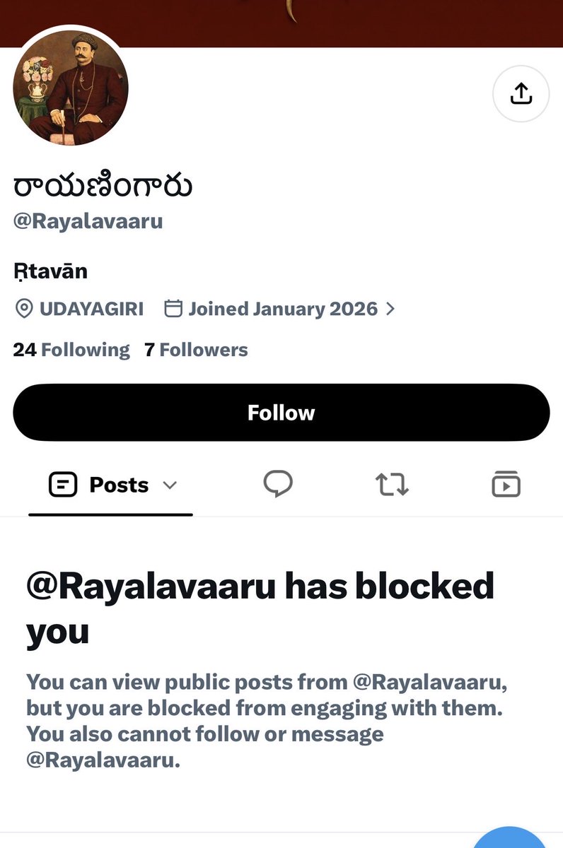 TeluguMonster0's tweet photo. Who is the coward now.
You are nothing but a loser. Everyone here and including you know you lost this. https://t.co/V50sJy2frS