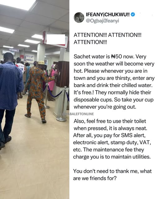 yabaleftonline's tweet photo. Man shares interesting life hack for Nigerians https://t.co/nDMzJF83iY