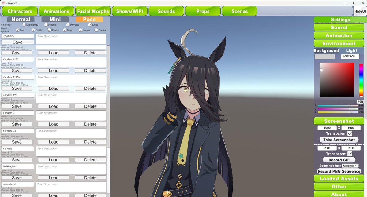 Coffee_Darkness's tweet photo. //Goodnight and Bonita noche Umatter (I made this while i was bored in Umaviewer) https://t.co/DQ5JE3jm9q