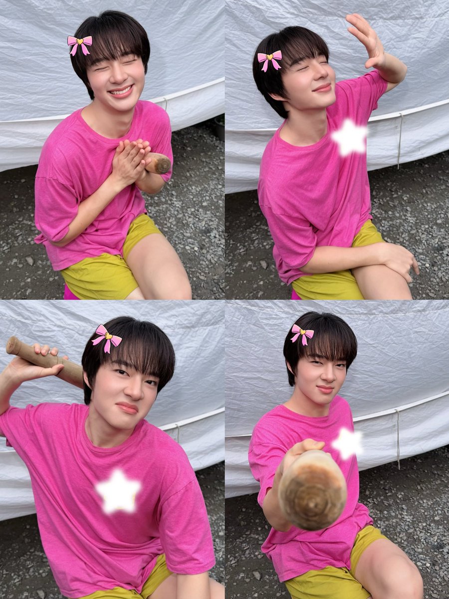 sHXkkkk's tweet photo. ลูกไผเป็นตาฮักแท้ ถือสากขู่ฟ่อก็ยังคิ้วตี้เส้กสี้ เสื้อชมพูเกงเขียวตลอดปัย 🤏🏻💖💚

HUG E LHEE Q10
#มนต์รักฮักอีหลีQ10
#NuNew https://t.co/th912vY0ca
