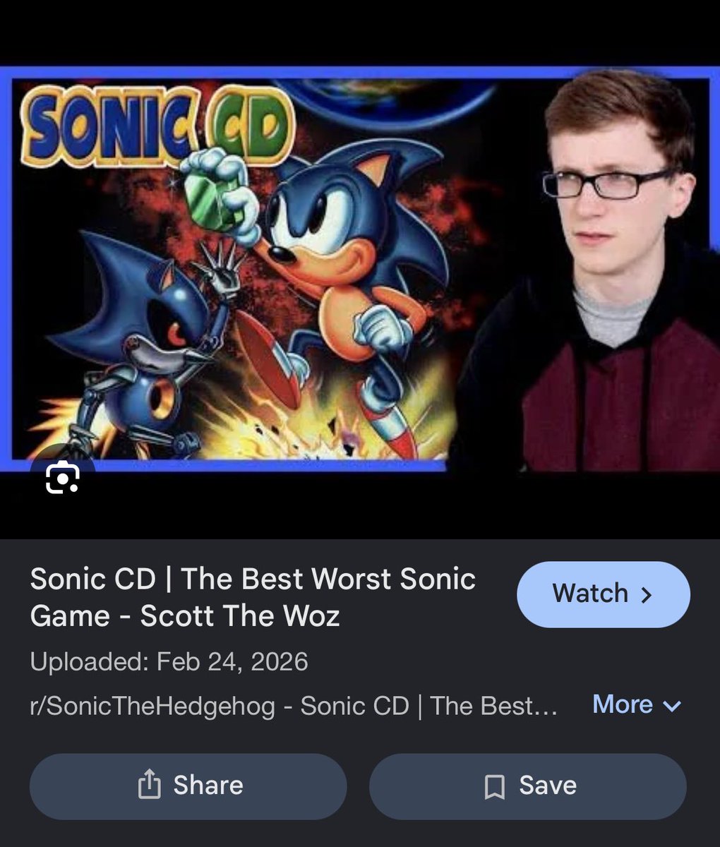 AKablalik's tweet photo. Sonic CD doesn’t exist https://t.co/fEc4lqIT3b