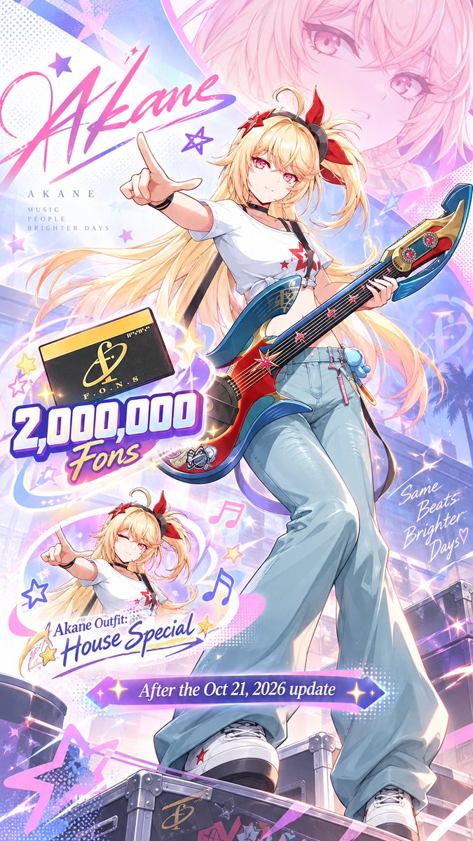 FroGGyNTE's tweet photo. Last day for Blackbird and Lacrimosa's banners!

What a ride NTE Version 1.4 Part 1 has been! Easily a 10/10 for me! ❤️

And tomorrow, Akane Rin finally arrives! 🎸🔥

🎁 2,000,000 Fons
👗 Free House Special outfit
New Story and new modes! 

Can't wait to jump in and cover everything! 
How did you guys enjoy Part 1?

#NTE #NevernessToEverness #NTEネバエバ #NTECreator
