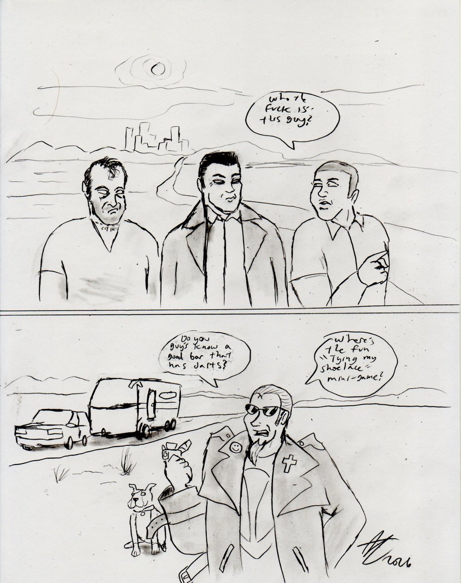 TheREALDeadfish's tweet photo. @RWSstudios Day 19 of #POSTALtober I need to get back to finishing GTA 5, those characters are fun... #Postal #rwsart #IRegretNothing https://t.co/GHxXBguFkf
