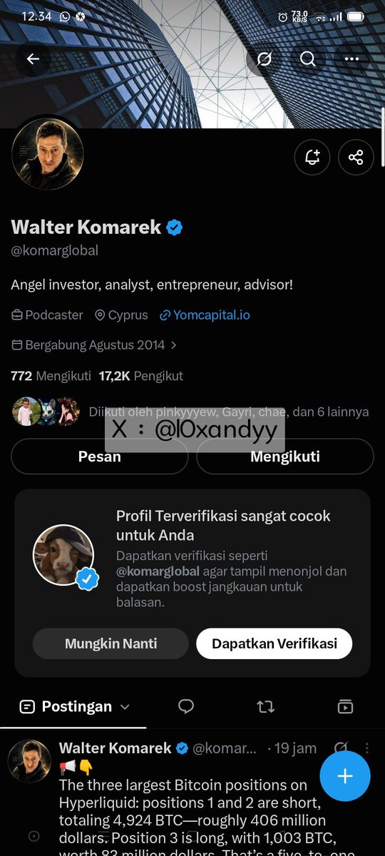 l0xandyy's tweet photo. @Bang_Garrx @komarglobal ikUt1 dan bagik4n https://t.co/s9vsCKqQDr