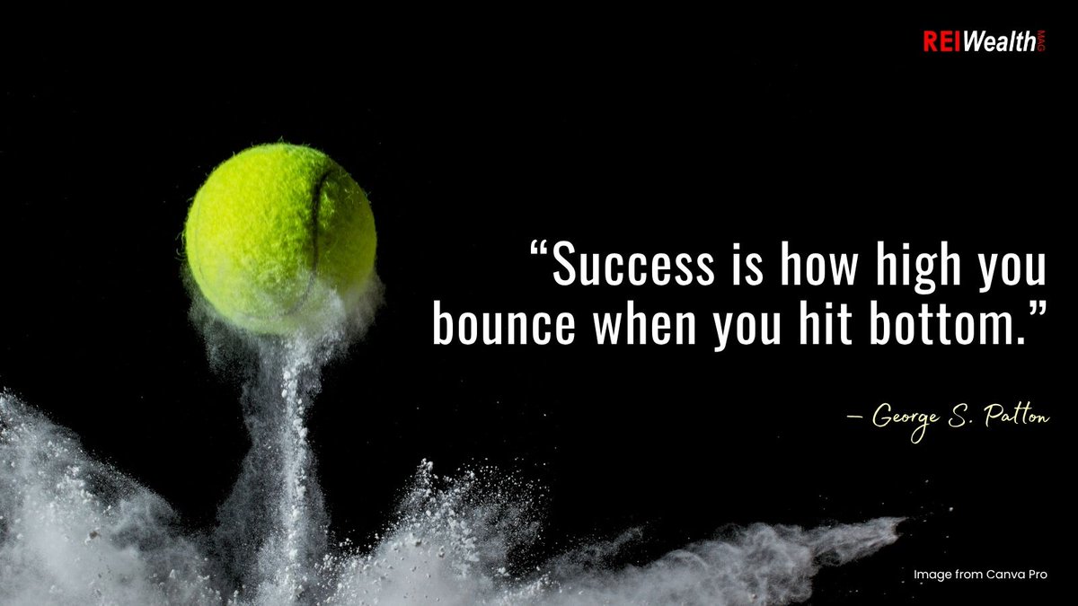 REIWealthMag's tweet photo. #Realty411 #REIWealthMag #successquotes #GeorgeSPattonquote #bounceback https://t.co/2Oc1QAV0ju
