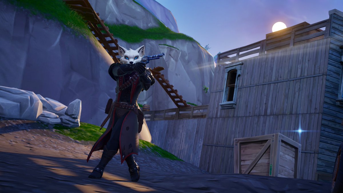 EdDayote's tweet photo. vaya, se adaptó relativamente rápido al roleplay de vaquero...

#volpez #fox #fortnite #skin #fortography https://t.co/X7DjhkrFCP