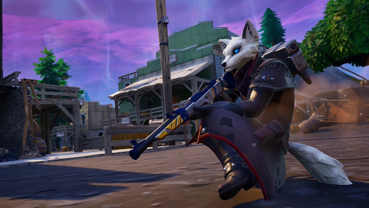 EdDayote's tweet photo. vaya, se adaptó relativamente rápido al roleplay de vaquero...

#volpez #fox #fortnite #skin #fortography https://t.co/X7DjhkrFCP
