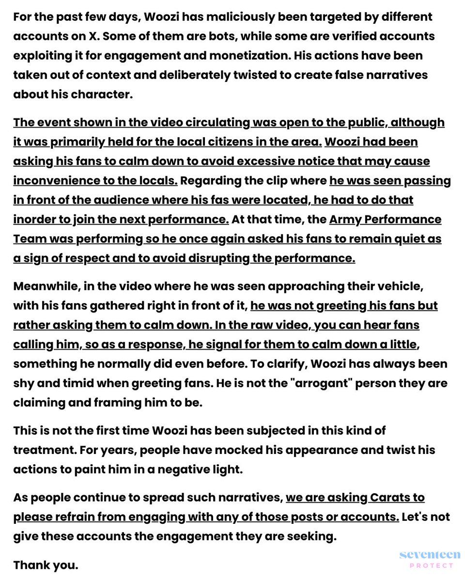 17protectt's tweet photo. [ NOTICE ]

Addressing misleading narratives against WZ. https://t.co/DxTgMlHFmq