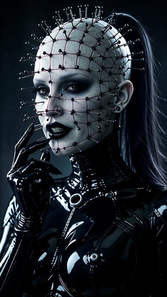 SerassStrarry's tweet photo. Solved a weird puzzle yesterday, feeling a bit nasty now. #horror #halloween #cenobite https://t.co/ce4ZbiCTki
