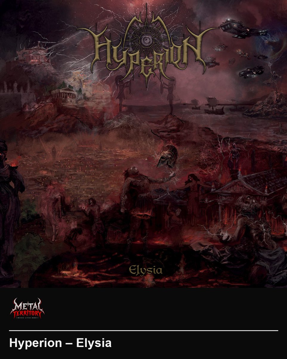 MetalTerritory's tweet photo. ⚡ Hyperion – Elysia: Οι Σουηδοί melodic black/death metallers επιστρέφουν με νέο άλμπουμ. https://t.co/7OuE48Q0gU https://t.co/IHshIP6bA0