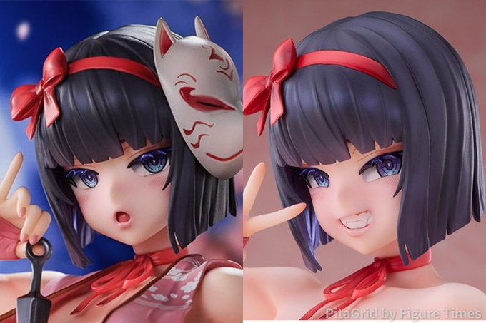 figure_times's tweet photo. F A N Z A残り2点✨

のくちゅるぬ、朝凪氏が描いた『女月かえで』が桜色ver.でフィギュア化！表情差替パーツ付属！キャストオフ可能！2026年9月発売予定
https://t.co/atK4DO08bS

#フィギュア #朝凪 https://t.co/MSY6TMpMPc