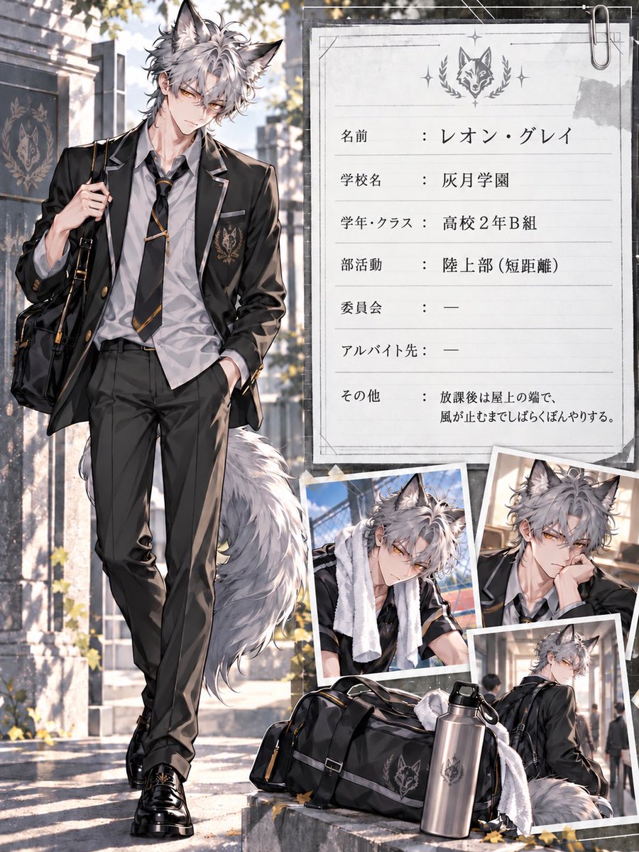 _a5_s_'s tweet photo. 🆕プロンプト配布

キャラクターをイメージした『スクールプロフィール』を生成

📖使い方
①リプ欄のプロンプトをChatGPTに送る。
②キャラクター画像とキャラクター名を送る。
③自動で生成が開始。

完成した画像は引用で共有していただけると嬉しいです！フォローもぜひ…🙇

#A5画像生成プロンプト