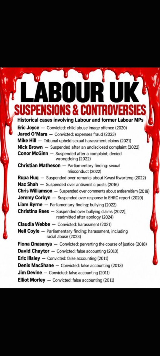 Daddyjikki's tweet photo. There's some more labour supporters and MPs... ive got 1000s of videos and evidence of seriously fucked up crimes labour supporters and leaders are involved in. Honestly, anyone tells me theyre labour, you dont even wanna know what comes next, vile, evil scum labour are, and only deserve hell fire.