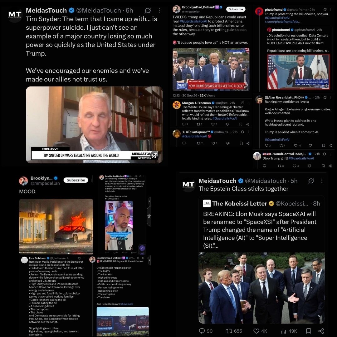 l_bohlman's tweet photo. Atrupar rants like a lunatic pretending he cares about women and children. Look at his profile pic. Smug, condescending, and arrogantly ignorant purposely ignoring cause and effect avoiding personal accountability for the manufactured outrage, lies, and division he spreads daily. 

There is only one plausible reason why bureaucrats and billionaire-backed entities would promote a cancel-culture movement on a global scale.

It began with Obama-era changes to the Bush-era No Child Left Behind framework that reduced emphasis on civics education and basic government functions. It continues with the UN elevating Iran into key positions, Paris-style climate targets, and the deliberate substitution of equity for equality. It runs through Agenda 2030-style frameworks, Western green industrial policy, and EV/AI regulations written with equity riders that increase dependence on China and Iran. It includes USAID funding spikes to governments that have been repeatedly flagged for fraud and that treat women and children as second-class citizens, plus large scale migration without any requirement of assimilation or national cohesion.

The consistent pattern is the enforcement of group outcomes based solely on preferred non-citizen status, race, pronouns, and sexual ideology, rather than individual merit, behavior, or equal application of the law. That is precisely the logic of BLM-style demands for “equity.” A future fully divested from police, prisons, all punishment paradigms, and personal accountability.

BLM’s 2021 demands (Black Lives Matter Global Network Foundation), issued after January 6:
• Convict and ban Trump from future political office: Join Reps. Ilhan Omar, Ayanna Pressley, Cori Bush, Jamaal Bowman, and others in demanding Trump be immediately convicted in the Senate and permanently banned from holding elected office.
• Expel Republican members of Congress who attempted to overturn the election and allegedly incited a “white supremacist attack.”
• Launch a full investigation into ties between white supremacy and the Capitol Police, law enforcement, and the military.
• Permanently ban Trump from all digital media platforms.
• Defund the police.
• Pass the BREATHE Act (a package that would further defund and restructure policing while investing in community alternatives).

Broader Movement for Black Lives platform pillars (2016 onward):
• End the “war on Black people” (including ending the death penalty, money bail, mass incarceration, and police presence in schools).
• Reparations for slavery, redlining, and other historical harms.
• Invest/divest: shift funding from police, prisons, and fossil fuels into education, health, and housing for Black communities.
• Economic justice through collective ownership models rather than individual access.
• Community control of police and other institutions.
• Full independent Black political power and self-determination.

Domestic opposition has a parallel pattern: lawsuits against the Trump administration, ICE and DHS, DOD, DOGE, and Musk-linked firms; resistance to energy independence, border enforcement, and equal protection rules that reject race and identity equity schemes. 

Prior years also included sweeping pardons, coordinated pressure on speech, and agency tools used against political opponents. Ignoring those files does not delete them. Congressional votes, court dockets, PAC and NGO funding, and public documents still exist.