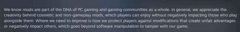 FreLiberamCape's tweet photo. That's a wrap, mods are dead.
Probably not going to play the game for a while as they were the only reason I was actually having fun but I'll keep larping as a piece of fabric https://t.co/dho0XqH29H