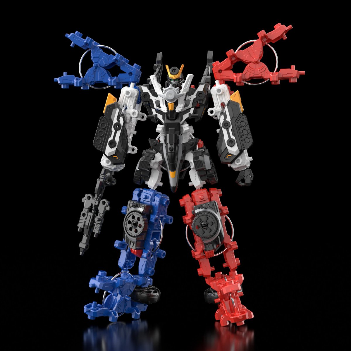 candytoy_c's tweet photo. ◤選択換装機 ヴァーサミリオン◢
３機のヴァーサボットが合体し、
１体のロボットが完成！！
合体時のサイズは約175㎜の
ビックサイズ！
 
▼詳細はコチラ▼
https://t.co/0Kl6rN3JiK
#選択換装機  ＃ヴァーサミリオン https://t.co/lqZacTkEui