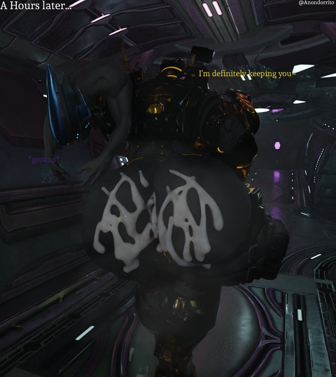 dorritomask's tweet photo. An Elite Facing a Bigger Demon 

A request by: @Angelic_SnowOwl 

Spartan Elissa owned by: @Angelic_SnowOwl 
modeled by @ReReSFM 

Sangheili model by no-name-no-problem on smutbase 
#nsfw #Halonsfw #rule34 https://t.co/0TpFu8SbHX