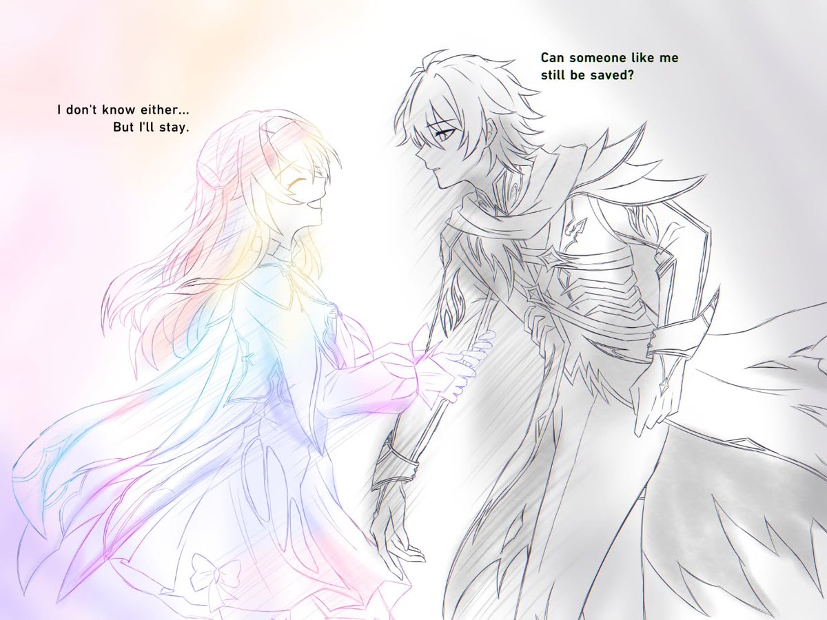 TheLastSoulGuar's tweet photo. "But I will stay" | Dashiel x Firefly

◇ IMPORTANT NOTE ◇

Pose reference credit: @nagi_24_y . This illustration was inspired by one of their artworks. Don't credit me personally (btw follow them).
 
#HonkaiStarRail #StarRail #Dashiel #Firefly #ocxcanon https://t.co/NWNrP7NZQA
