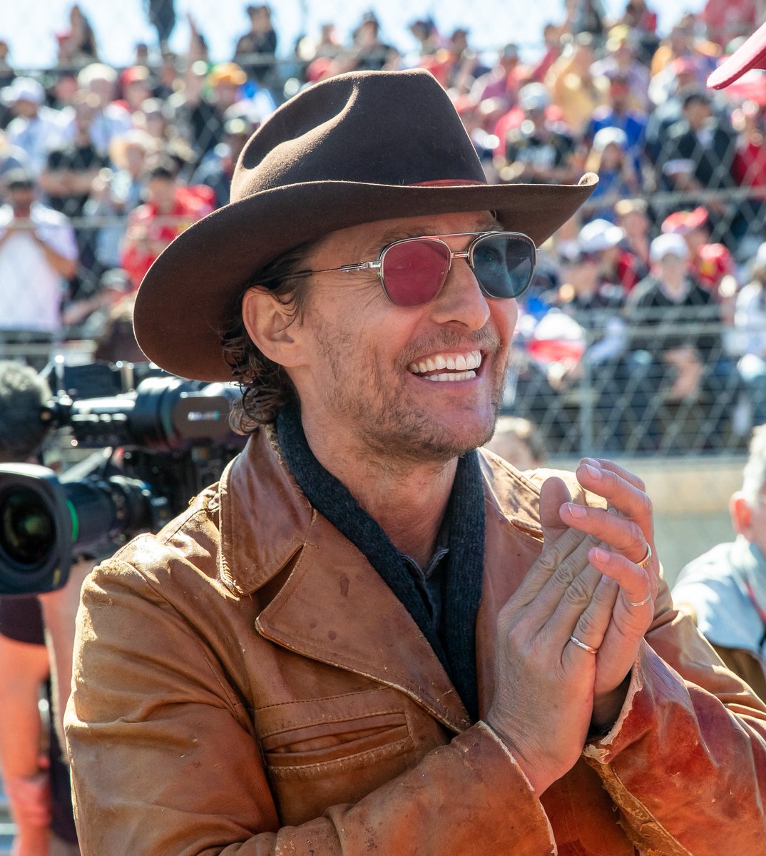 F1's tweet photo. Bringing a little Hollywood sparkle to Austin 🤠

#F1 #USGP https://t.co/nXsfPtWTZ0