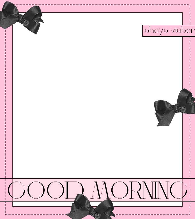 materiale_'s tweet photo. ˗ˏˋ🖤🎀本日のフリー素材🎀🖤ˎˊ˗

／
　地雷系なおはよう素材 🖤🩷⛓️
＼

引用でクレジットをしていただけると
とっても嬉しいです！ 🫶💗

カラバリはリプ☟🎨🖤

#Vtuber素材 #Vtuberフリー素材 🖤🎀⛓️ https://t.co/LlwEbz6eyQ
