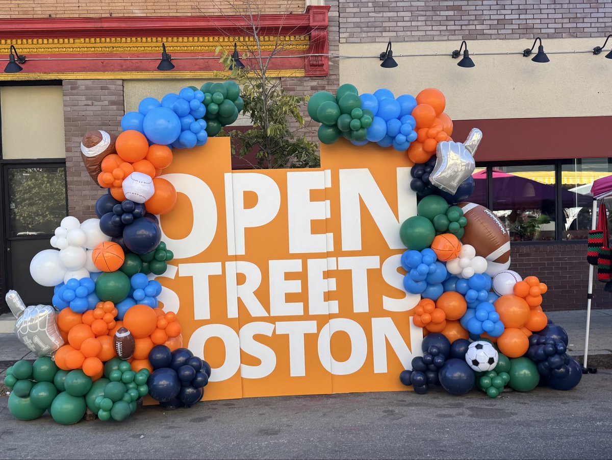 BostonFire's tweet photo. Roslindale Open Streets , 1st time location &amp; last for 2026 season, did not disappoint! From great music, trinkets vendors , delicious neighborhood restaurants &amp; the welcoming BFD fire truck’ , we hope all who make it to Roslindale Sq leave with memories &amp; smile until next year! https://t.co/4QioYvz2GS