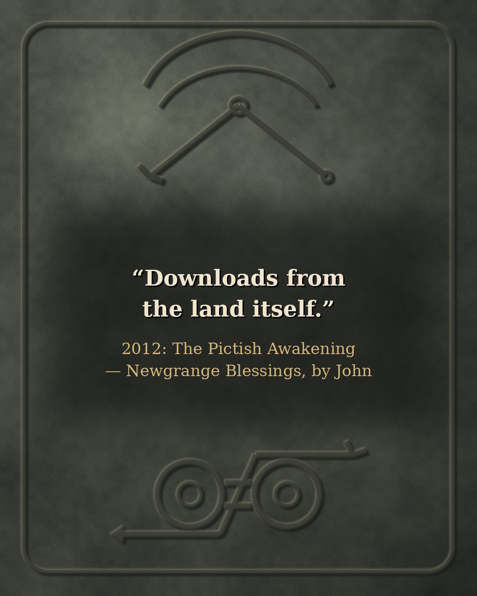 dalriada36963's tweet photo. "Then, the “downloads” began. Not downloads from a computer or a book, but downloads from something much deeper — from the land itself, from the ancient energy still flowing through Scotland’s stone circles, through the weathered markings in abandoned churches, and through the quiet, wild places where the Picts once walked freely. At first, I understood very little. I read everything I could find; I researched deeply; I simply allowed the information to come to me in its own time. Slowly, steadily, the Pictish world opened up before my eyes."

From Newgrange Blessings: Stamped in Stone – The Power of 5 by John 📖 https://t.co/4vh9PBXtM6
More readings & runes 👉 https://t.co/Gb5ufI3LMA

#Pictish #PictishSymbols #AncientWisdom